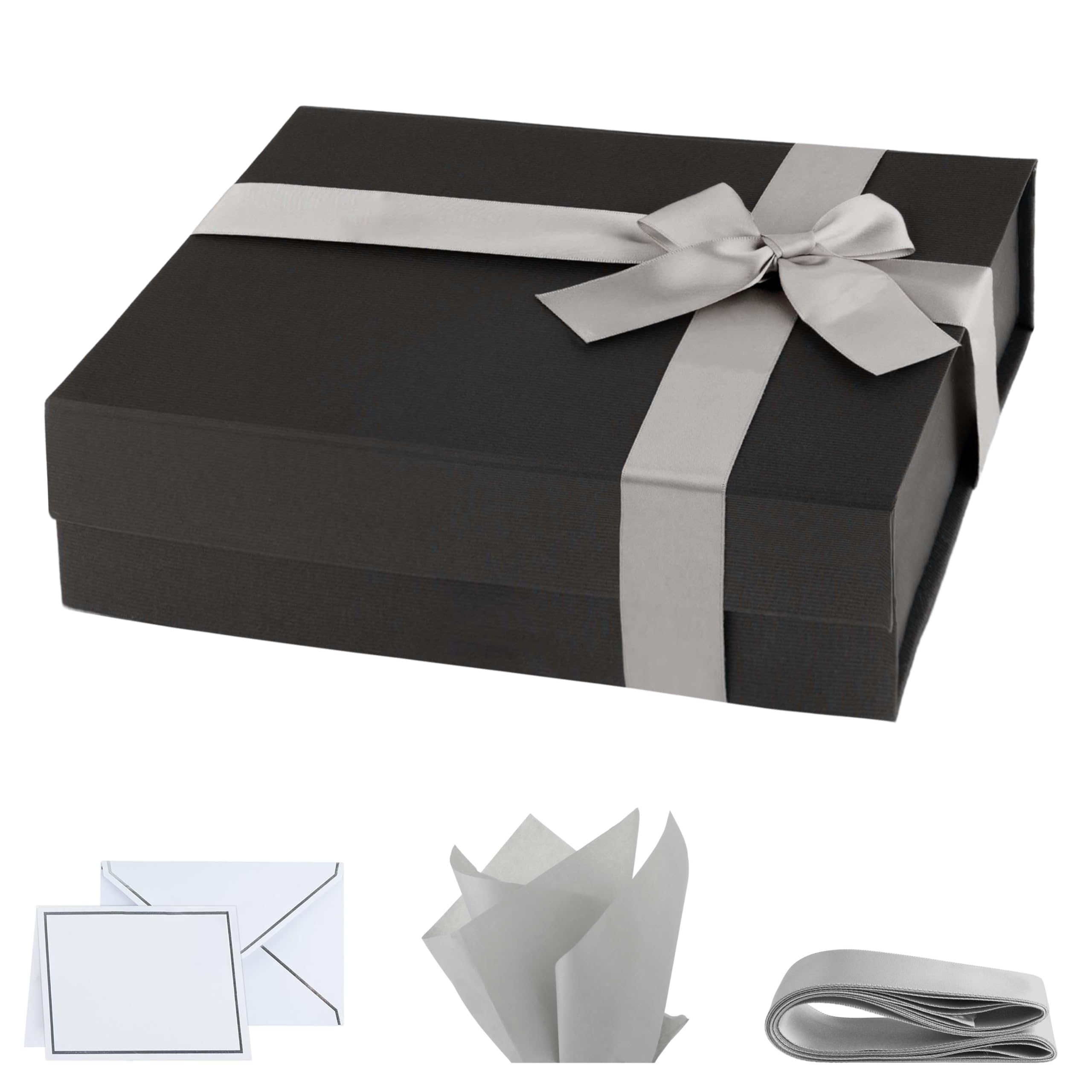 Amazon.com: Purple Q Crafts Premium Black Gift Box with Magnetic
